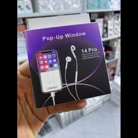 14 pro pop up window earphone